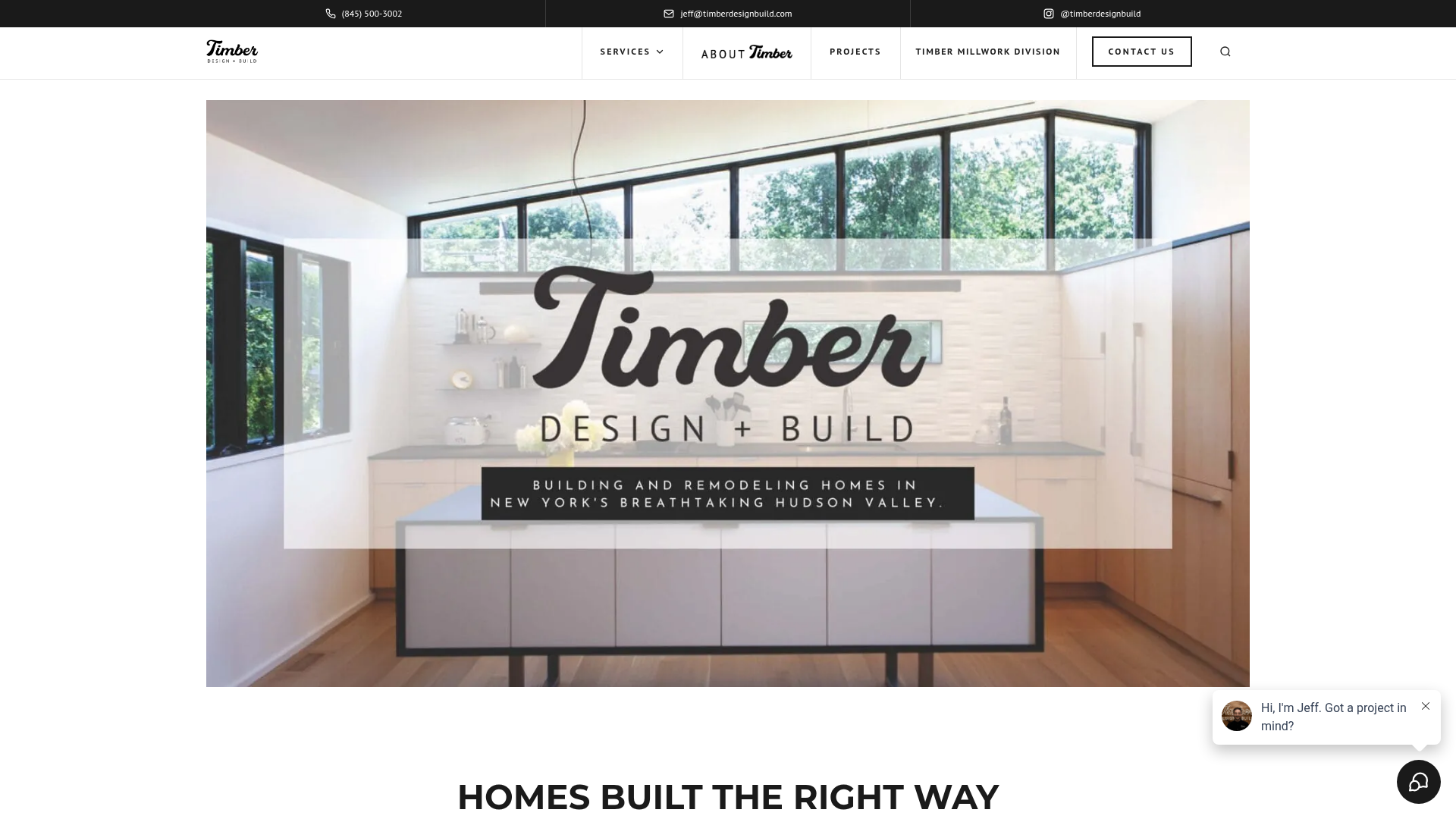 Timber Design + Build website — rebuilt on Astro after WordPress malware hack