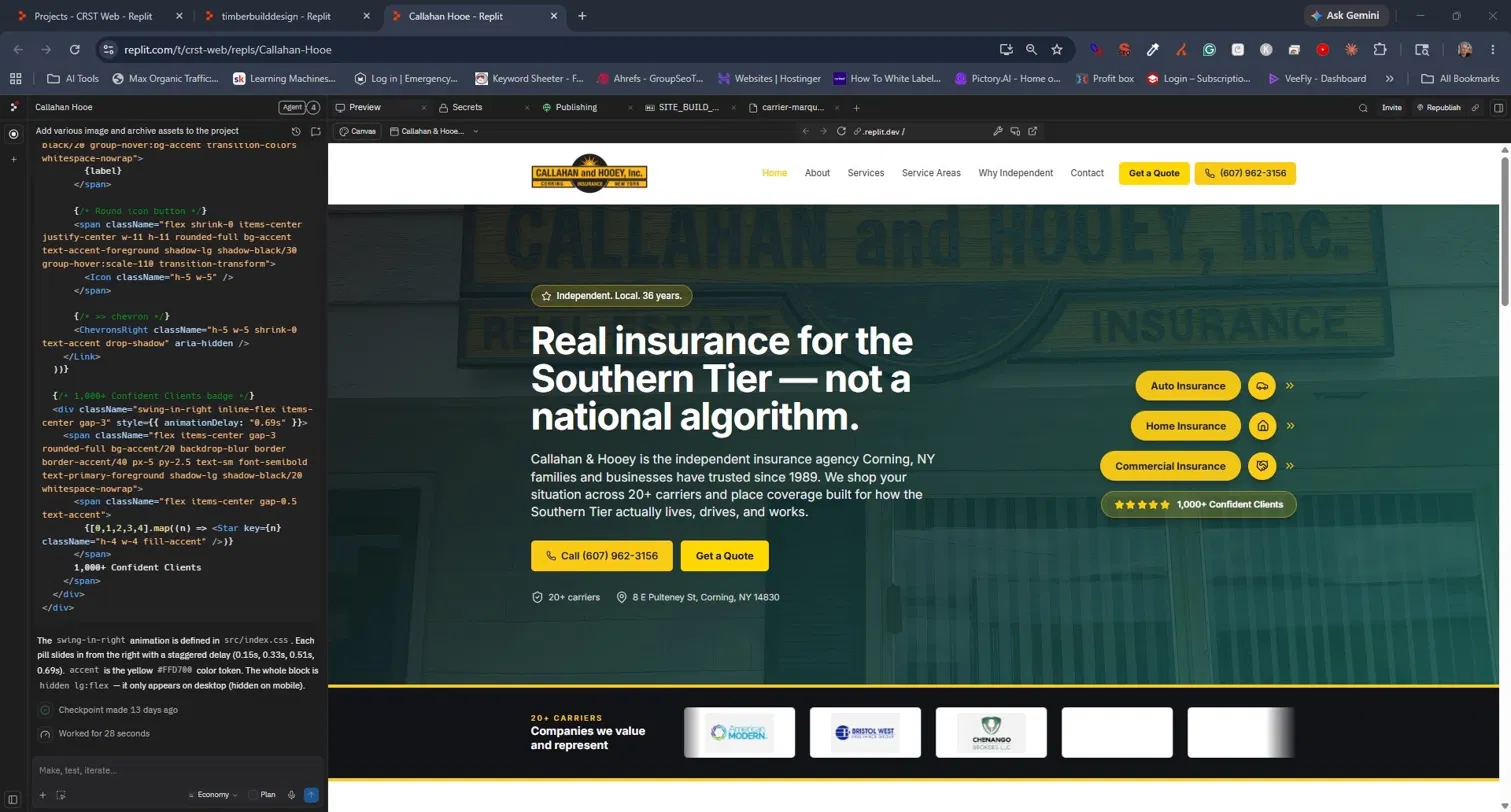 Callahan & Hooey, Inc. website